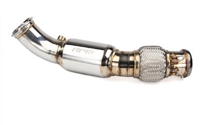 RPM Can-Am Maverick R Turbo 3&quot; BIG MOUTH Mid Pipe - With 6&quot; Resonator