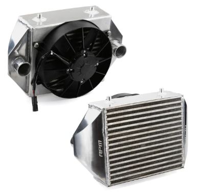 RPM 2017-2019 Can-Am X3 Big Core Intercooler 120hp, 154hp, &amp; 172hp Upgrade, Fan style: Standard Fan