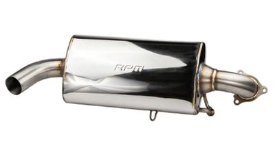 RPM 2020-2025 Polaris RZR PRO XP &amp; Turbo R / Pro S Sport Muffler, Slip-On Catless Sport Muffler