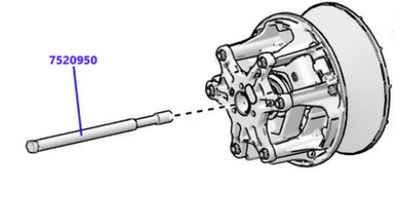 RPM Polaris Pro R P90 TITANIUM Primary Clutch
