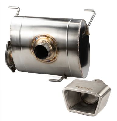RPM Polaris RZR Pro R E-Valve Chambered 3&quot; Performance Exhaust - Electric Valve Muffler