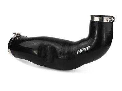 RPM Polaris RZR Pro R 6 PLY Silicone HD Intake Tube / Bed To Airbox, Color: Black