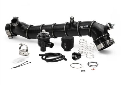 RPM Wire Reinforced 5ply Silicone Charge Tube - Polaris RZR Turbo XP PRO XPT Turbo S &amp; Turbo R