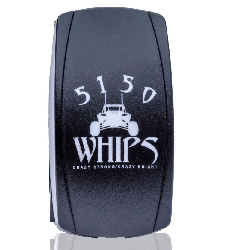 WATERPROOF ROCKER SWITCH, Color: RED