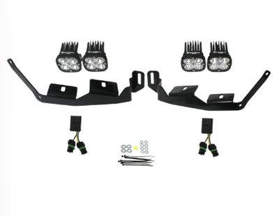 Polaris Squadron Unlimited Headlight Kit - Polaris 2018-21 RZR RS1; 2014-22 RZR XP 1000; 2018-21 RZR XP Turbo-S