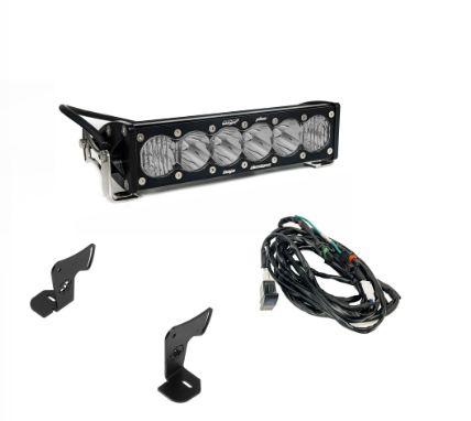 OnX6+ 10&quot; Light Bar Hood Mount Kit - Polaris 2025 RZR Pro-R; Pro-S; Pro-XP, Lens Color: Clear
