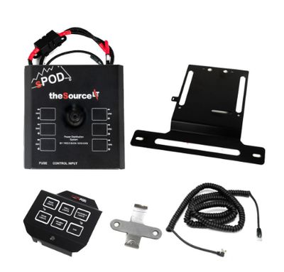 SourceLT/Mini6 Steering Wheel Mount Kit - Polaris RZR Turbo R 2020-2024, Pro R 2022-2025, Pro S 2025, Pro XP 2020-2025