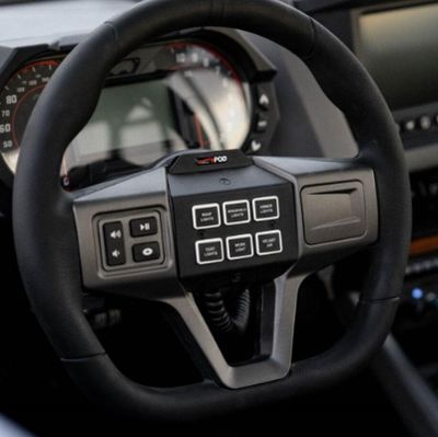 SourceLT/Mini6 Steering Wheel Mount Kit - Polaris RZR Turbo R 2020-2024, Pro R 2022-2025, Pro S 2025, Pro XP 2020-2025