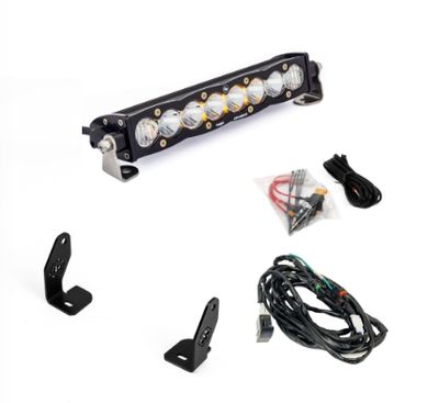 S8 10&quot; Light Bar Hood Mount Kit - Polaris 2025 RZR Pro-R; Pro-S; Pro-XP