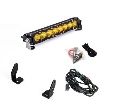 S8 10" Light Bar Hood Mount Kit - Polaris 2025 RZR Pro-R; Pro-S; Pro-XP