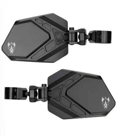 Cuero Pro UTV Side Mirror (Set of Two), Color: Black, Size: 1.25