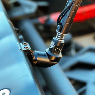 Chupacabra Offroad Whip Flag Mount, Color: Black, Size: 1.5
