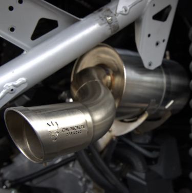 Chupacabra Offroad Exhaust For X3, Heat Shield: with Heat Shield