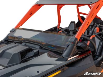 Polaris RZR Pro R Half Windshield, Material: standard polycarbonate - clear, YEAR: 2022-2024
