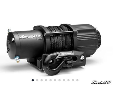 2500 lb. UTV/ATV Winch (With Wireless Remote &amp; Synthetic Rope) - UNIVERSAL
