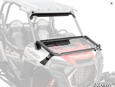 Polaris RZR XP Turbo Flip Down Glass Windshield