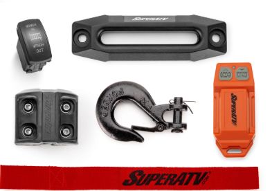 6000 Lb. UTV/ATV Winch (With Wireless Remote &amp; Synthetic Rope), Options: Add Fairlead Kit