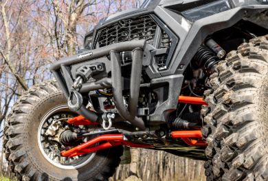 Polaris RZR XP Turbo Winch-Ready Front Bumper, Options: 4500 lb winch