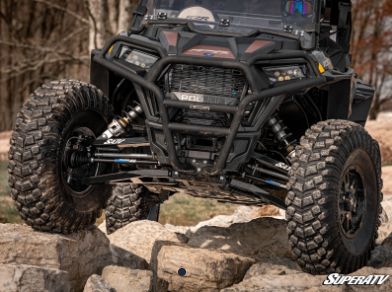 Polaris RZR XP Turbo Sidewinder A-Arms—1.5&quot; Forward Offset, Ball Joint: Heavy-Duty 4340 Chromoly Steel