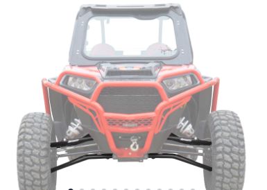 Polaris RZR XP Turbo High-Clearance A-Arms, Ball Joint: Heavy-Duty 4340 Chromoly Steel, LOCATION: Lower, Options: Adjustable