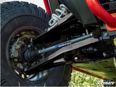 Polaris RZR XP Turbo High Clearance Boxed A-Arms, Ball Joint: Heavy-Duty 4340 Chromoly Steel, Color: Black