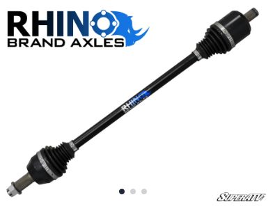 Polaris RZR XP Turbo Axle—Rhino Brand, AXLE LOCATION: Front