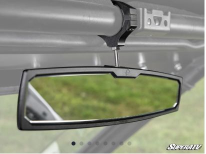 Polaris RZR Aluminum Rear-View Mirror, Size: 12&quot; Mirror