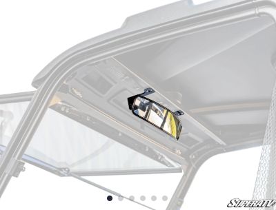 Polaris 17&quot; Curved Rear View Mirror, Bracket Type: 1.75 Clamp