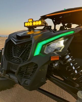 Can Am X3 RGBW Brow Lights