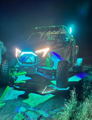 RGB LED Rock Light Kit, Quantity: 4 Pods