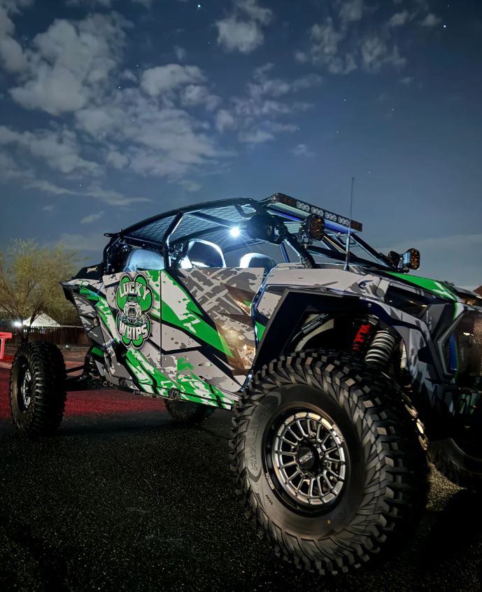 Lucky Whips Dome Lights, Color: White