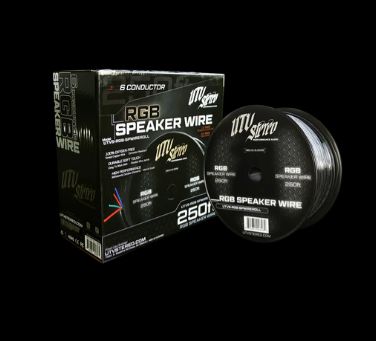6 Conductor RGB Speaker Wire - 50'