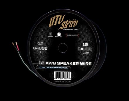12 AWG Speaker Wire Roll - 12ft