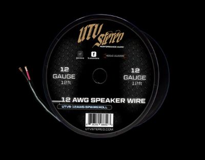 12 AWG Speaker Wire Roll - 12ft