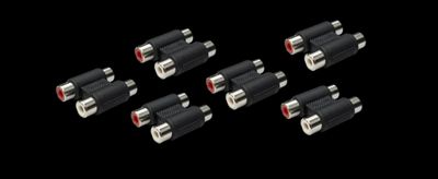 UTV Stereo RCA Barrel Connectors Female (6-Pack)