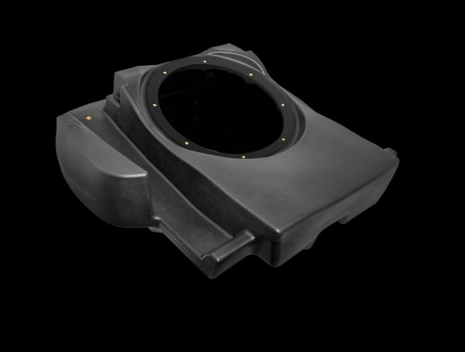 Can-Am® Maverick R 10" Front Driver Subwoofer Enclosure (4-SEAT MODELS) – Unloaded