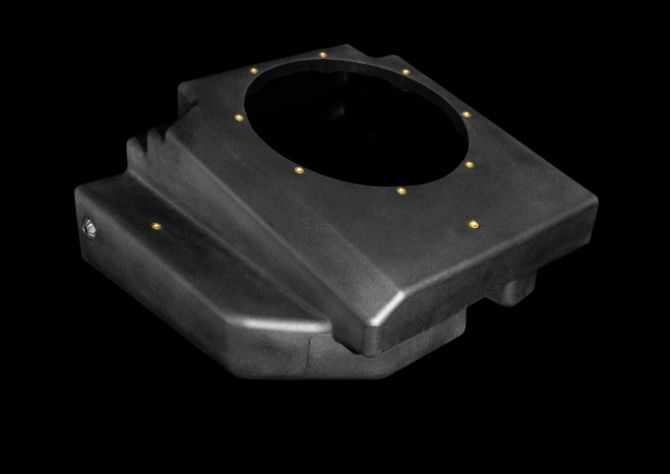 Can-Am® Maverick R 10" Rear Passenger Subwoofer Enclosure (PRE-ORDER ONLY)(4-SEAT MODELS) – Unloaded