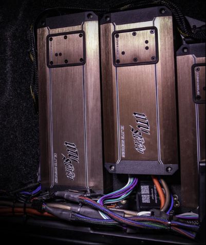 Elite Series 1000W 4-Channel Amplifier, ADD AMPLIFIER POWER HARNESS: None (+$0)