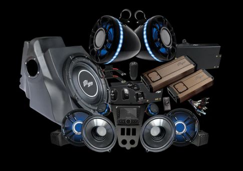 2025+ RZR® Pro Series Elite Stage 7 Stereo Kit, Rear Seat Subwoofer Upgrade (4 Seat Models Only): None (+$0), Select your cage size: 2&quot; Stock