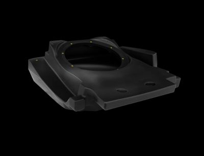Can-Am® Maverick R 10&quot; Front Passenger Subwoofer Enclosure (2-SEAT MODELS) – Unloaded