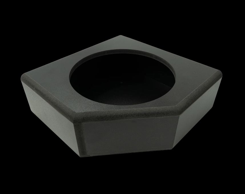 UTV STEREO '17+ Can-Am® X3 Rear Low-Profile Driver Side 10” Subwoofer Enclosure – Unloaded