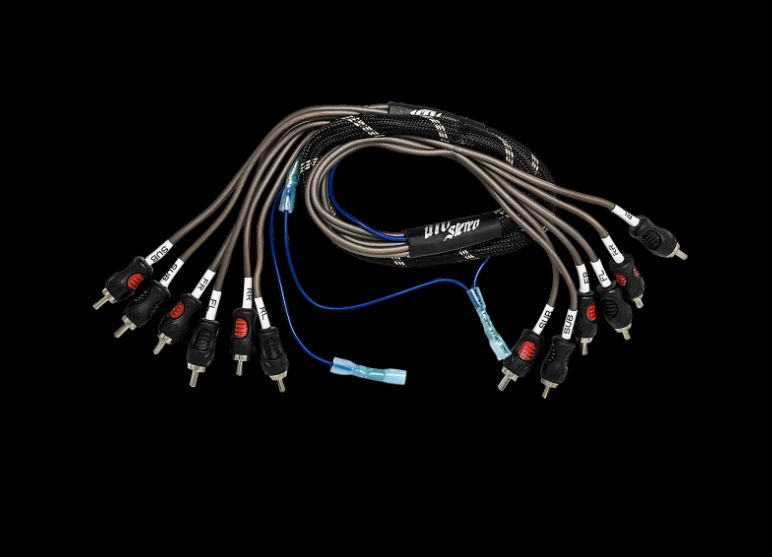 UTV Stereo 6-Channel RCA Harness - Front, Rear, Subwoofer, + Remote