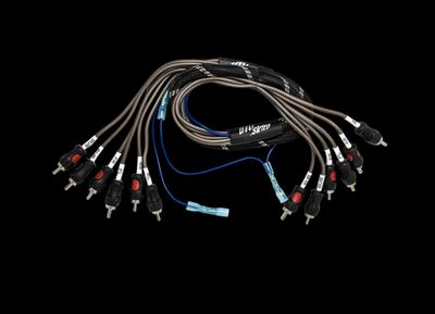 UTV Stereo 6-Channel RCA Harness - Front, Rear, Subwoofer, + Remote