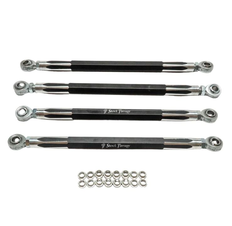 Polaris RZR Pro XP Radius Rods, Material: Billet Aluminum