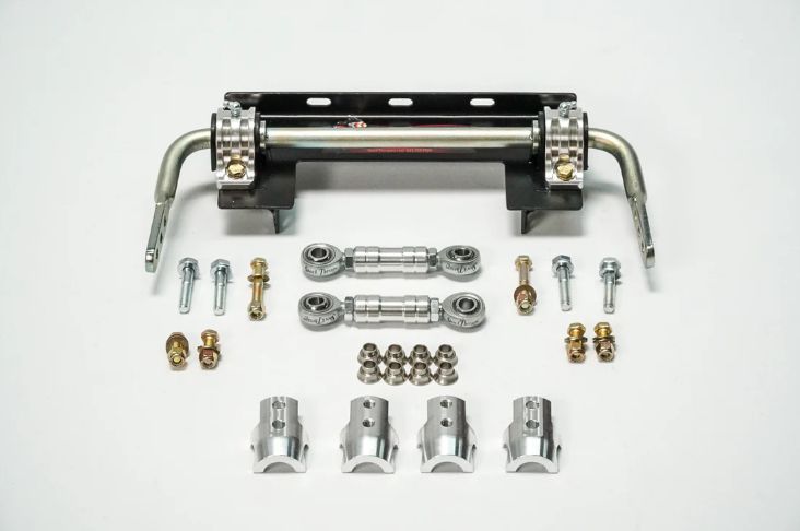 Polaris 2014-2018 RZR XP 1000 Non Turbo Model Front Sway Bar Kit, Size: 1.000&quot; Arm Clamps, Winch Plate: WITHOUT Winch Plate