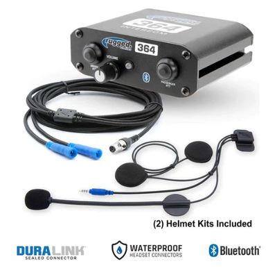 2 Person - 364 Super Sport - Communication Intercom System with Helmet Kits