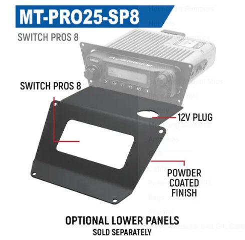 2025 Polaris RZR Pro XP, Pro R, and Pro S Radio Mount