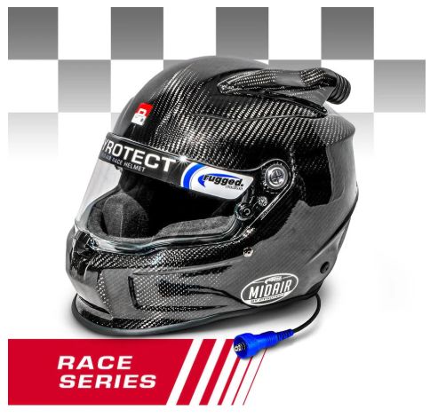 Pyrotect RACE Pro Airflow Mid Forced Air 3K Carbon SA2020 Wired OFFROAD