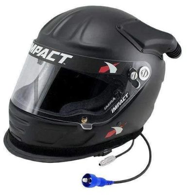 Impact RACE Offset Air Draft OS20 Helmet With OFFROAD Wired Helmet Kit