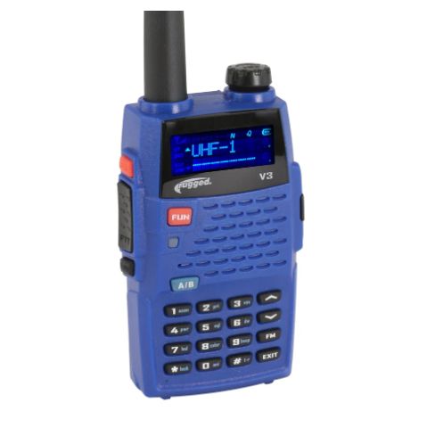 ANALOG ONLY - Rugged V3 - Business Band Two Way Handheld Radio